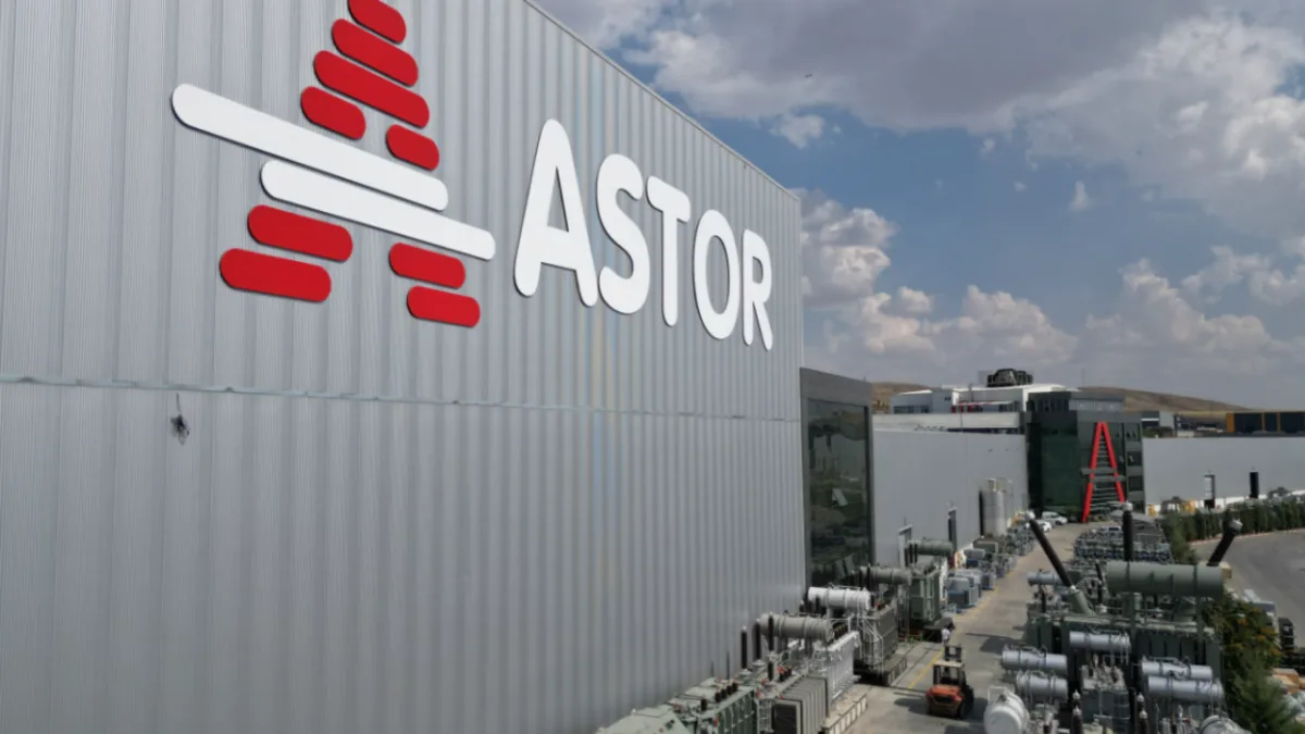 Astor Enerji, ABD'li firma ile 31,7 milyon dolarlık anlaşma yaptı